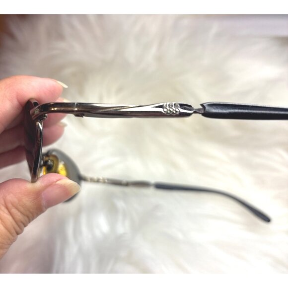 Vtg USA Olympics Rings Sunglasses Oval Black Metal Frame Collectable Preowned - Picture 4 of 6